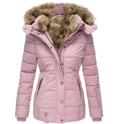 Elegante Damen Winterjacke mit Kapuze für stilvolle Auftritte