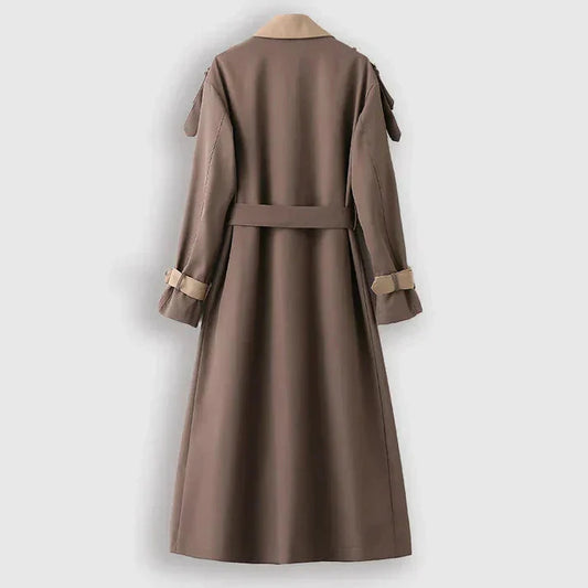 Eleganter langer Trenchcoat für stilvolle Auftritte