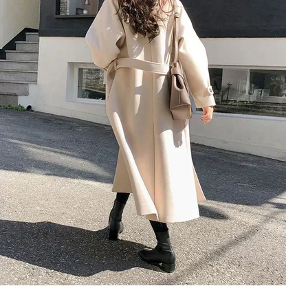 Eleganter Langmantel für Damen – Stilvoller und warmer Winterlook