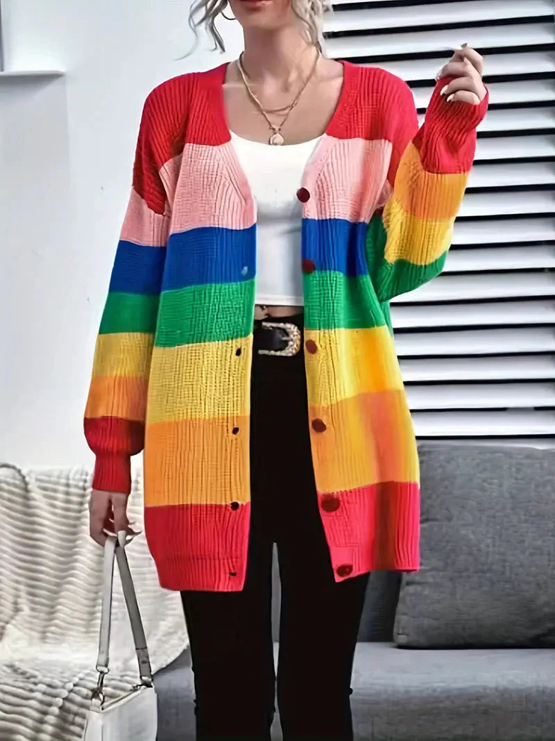 Eleganter Strickcardigan mit Knöpfen für jede Jahreszeit