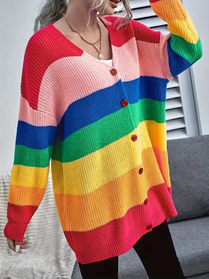 Eleganter Strickcardigan mit Knöpfen für jede Jahreszeit