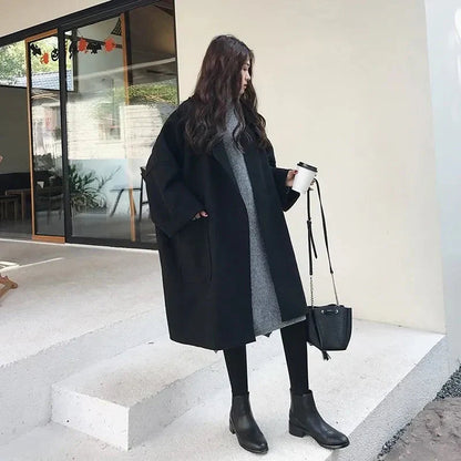 Eleganter übergroßer Damen-Trenchcoat