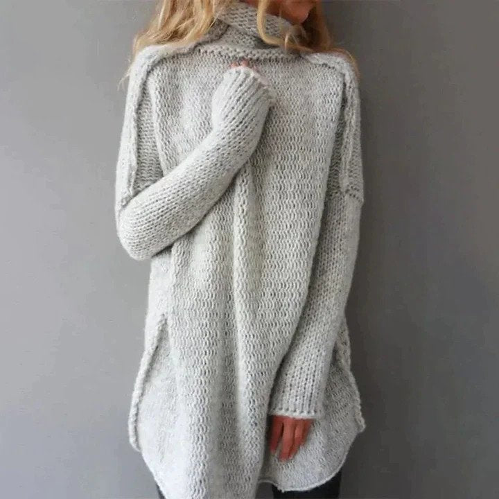 Luxuriöser Damen-Rollkragenpullover