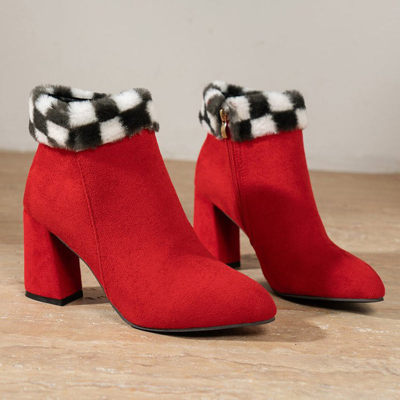 High-Heel-Stiefelette