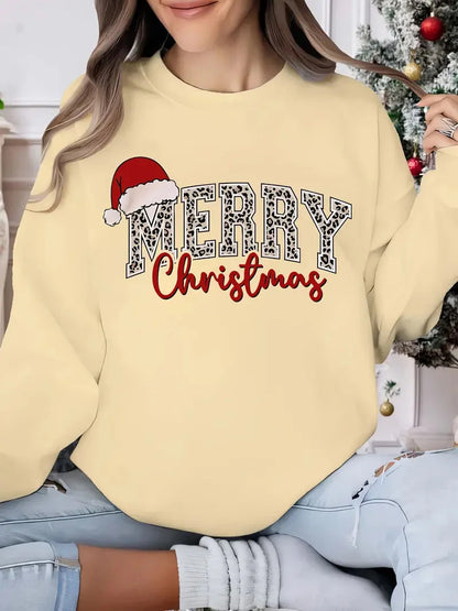 Festliches Weihnachts-Sweatshirt für Frauen, Polyester