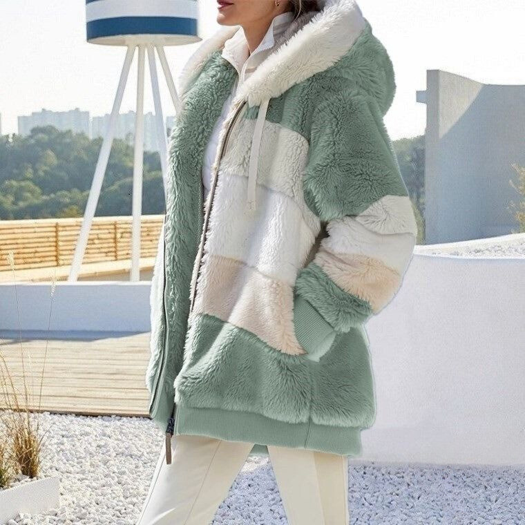 Gemütliche Oversized-Fleecejacke für einen lässigen Style