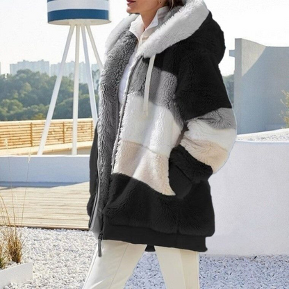 Gemütliche Oversized-Fleecejacke für einen lässigen Style