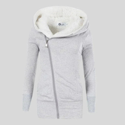 Gemütlicher Hoodie-Cardigan aus Fleece für entspannte Momente