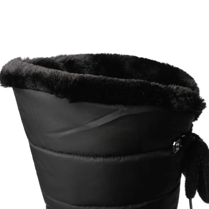 Kniehohe Winterstiefel mit Fleecefutter - Stilvolle Damen Schneestiefel für kalte Tage