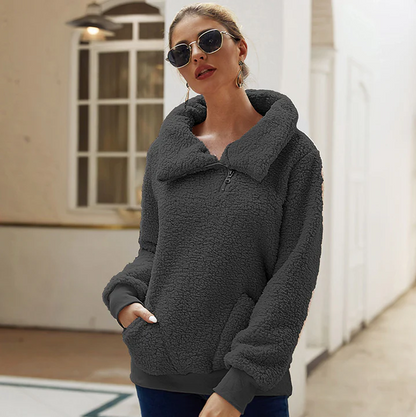 Kuscheliger Damen-Winterpullover – Trendiges Strickdesign für kalte Tage