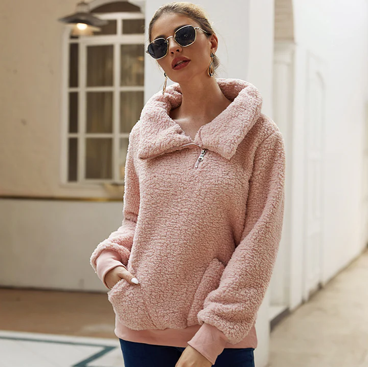 Kuscheliger Damen-Winterpullover – Trendiges Strickdesign für kalte Tage