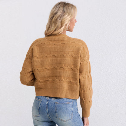 Langärmelige Strickjacke