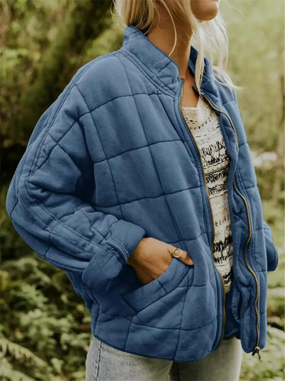 Oversize Übergangsjacke für Damen - Dicke und Bequeme Jacke für jedes Wetter