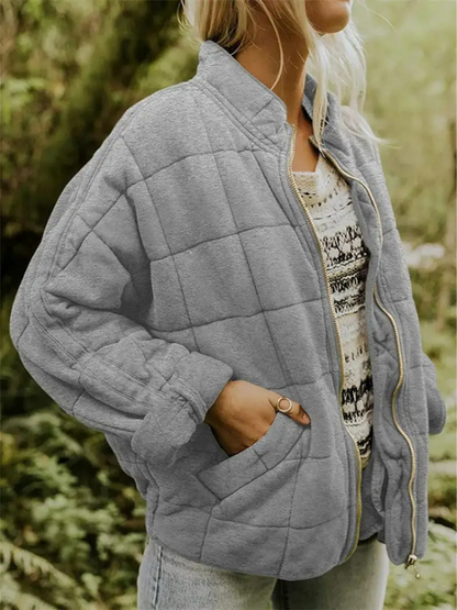 Oversize Übergangsjacke für Damen - Dicke und Bequeme Jacke für jedes Wetter