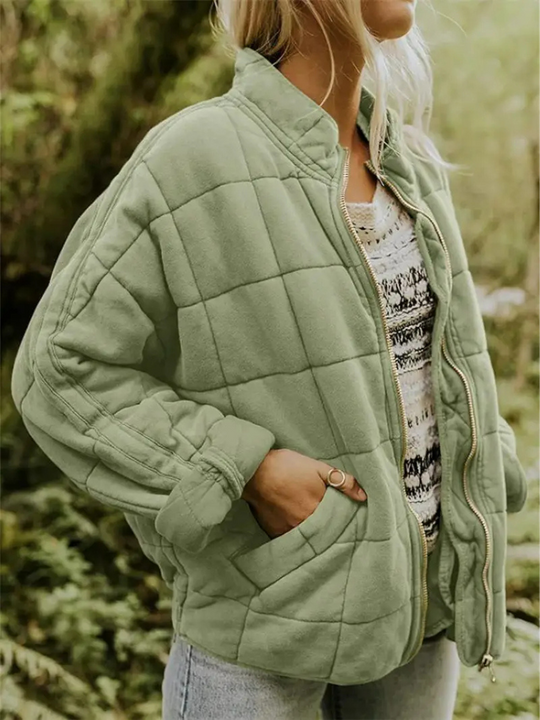 Oversize Übergangsjacke für Damen - Dicke und Bequeme Jacke für jedes Wetter