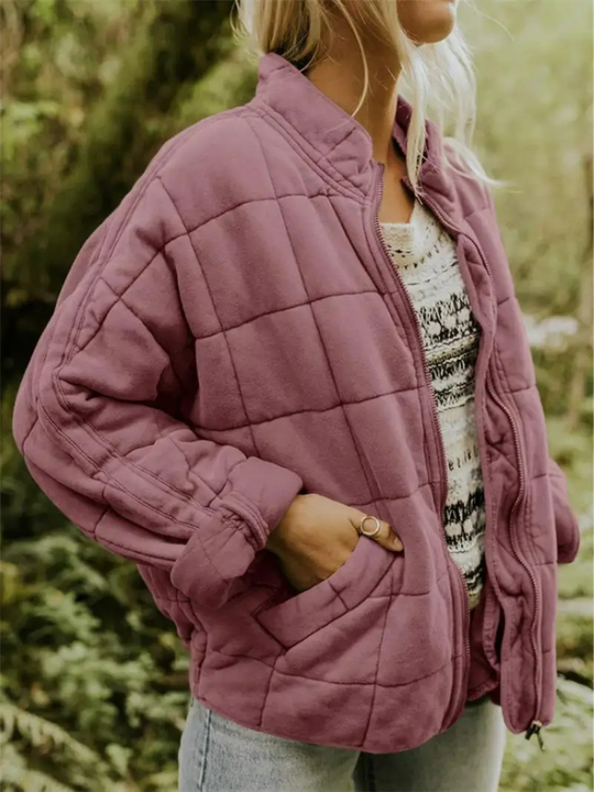 Oversize Übergangsjacke für Damen - Dicke und Bequeme Jacke für jedes Wetter