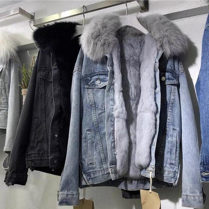 Coole und trendige Damen-Jeansjacke