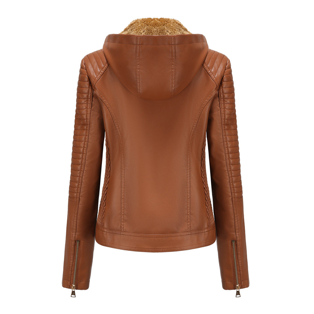 Stylische Damenlederjacke