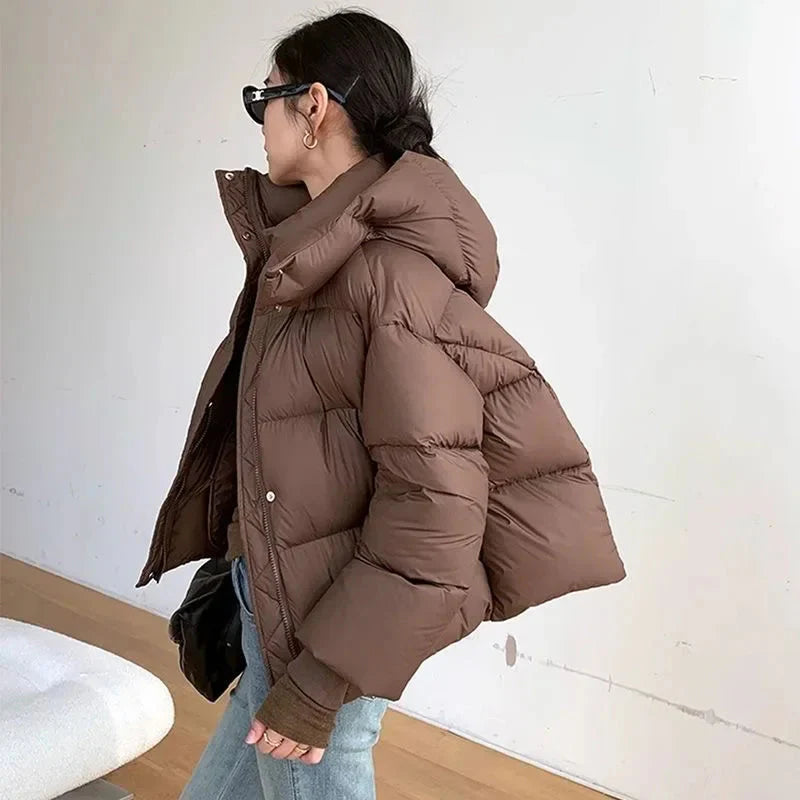 Stylische Winterjacke mit wärmespeichernder Wattierung für kalte Tage