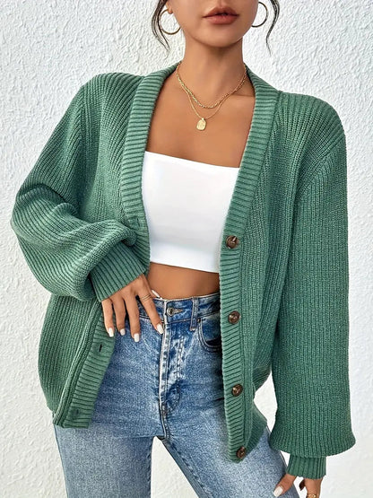 Stylischer Langarm-Strickcardigan für vielseitige Outfits