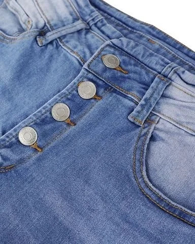 Trendige Hohe Taille Jeanshose für einen Sexy Look 2024